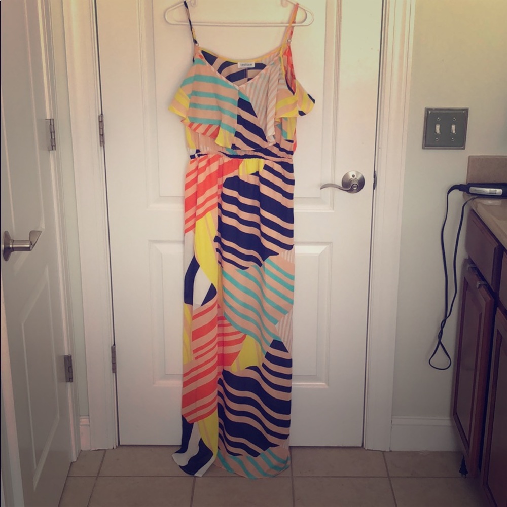 Colorful maxi dress